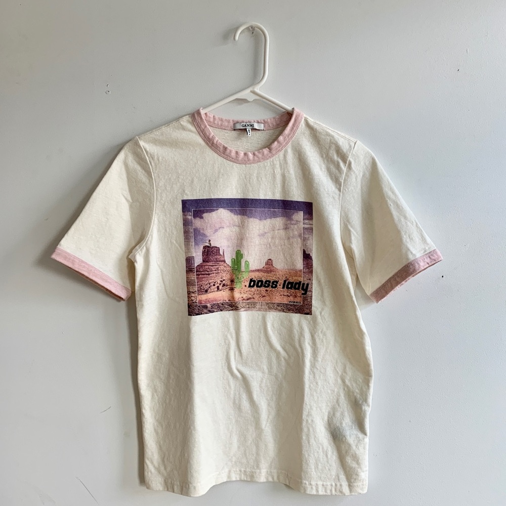 Ganni Boss Lady Desert Tee